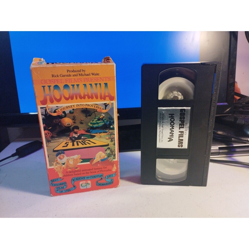 Hoomania - A Journey Into Proverbs - VHS - Gospel Films 1986 Christian